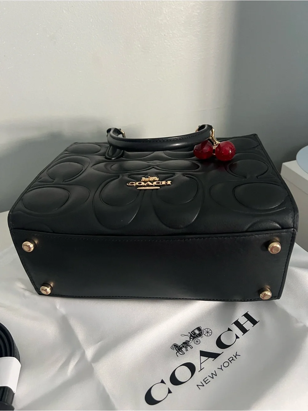 Coach Small Maggie Bag In Signature Leather